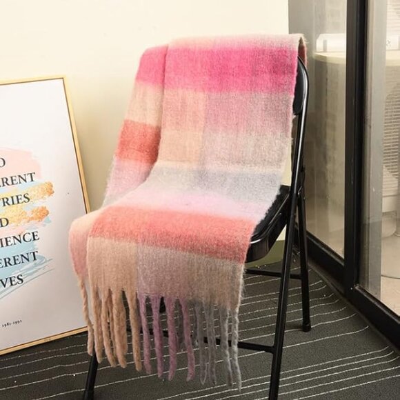 Chunky Winter Scarf Very Warm - Soft - Picture 3 of 7